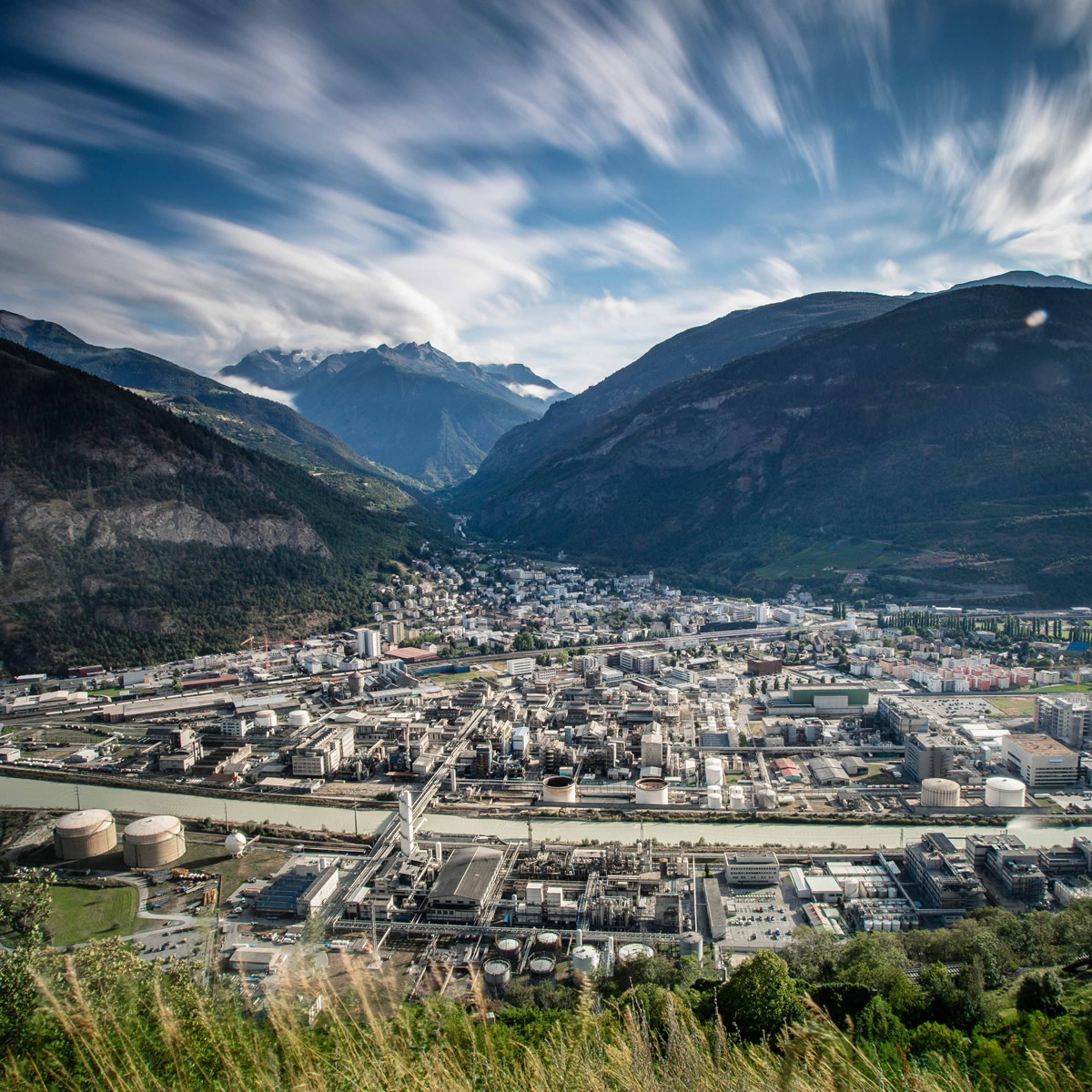 lonza visp - les pompiers de l'entreprise travaillent avec le logiciel Firetab